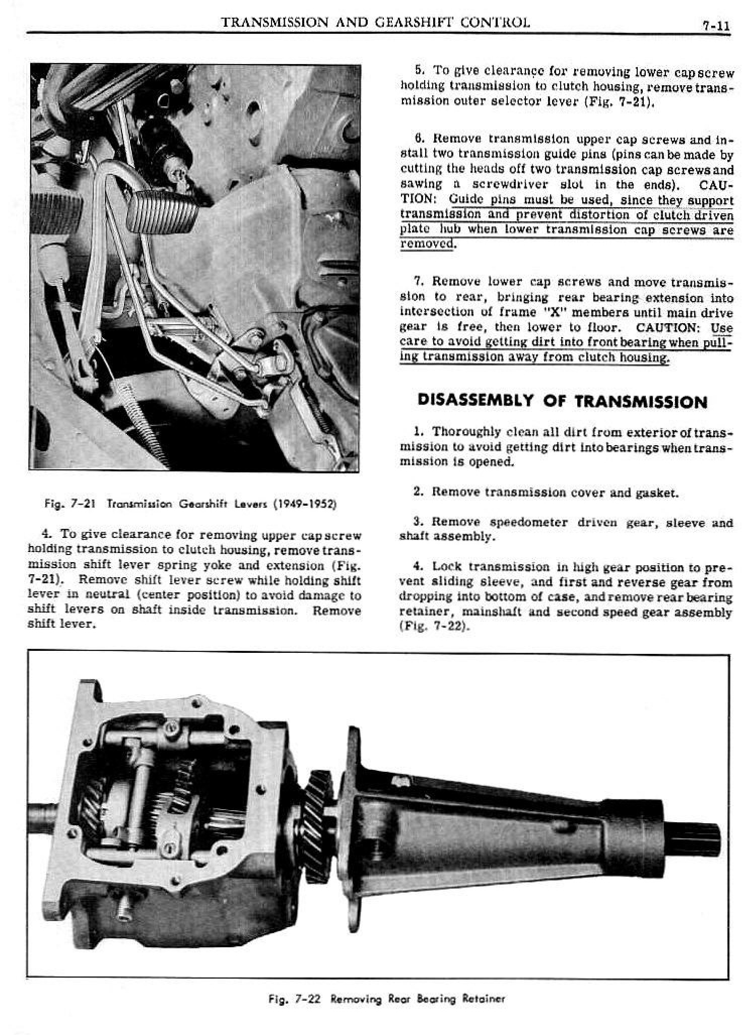 1949 Pontiac Shop Manual- Transmission And Gearshift Control Page 11 Of 22